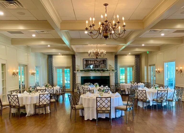 Interior of Anniversary Party Venue Connecticut Shuttle Meadow Contry Club
